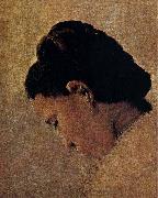 Georges Seurat Head Portrait of the Girl oil painting artist